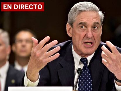 Retransmisión en directo de la comparecencia de Mueller.