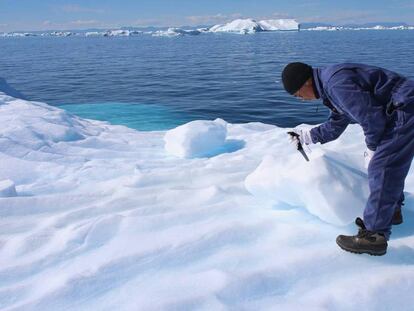 Glaciar de Jakobshavn, en Ilulissat (Groenlandia).