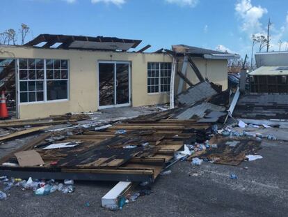 Los daños provocados por el huracán Dorian en las islas Ábaco, Bahamas.