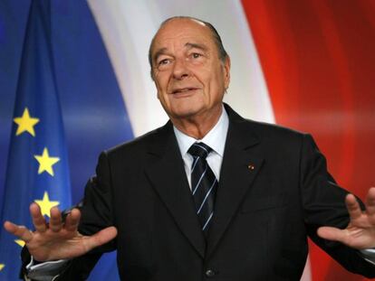 Jacques Chirac, en un discurso en 2007. En vídeo, el perfil del expresidente de Francia.