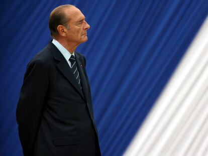 El expresidente francés Jacques Chirac, en una ceremonia en París, en 2006.