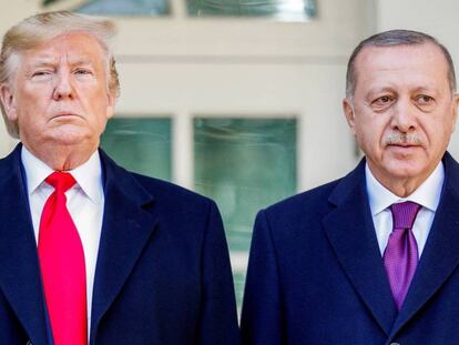 Trump y Erdogan, en la Casa Blanca.