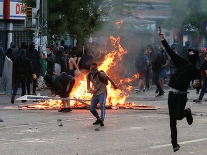 Protestas en Valparaíso, Chile. En vídeo, las declaraciones del presidente del Senado, Jaime Quintana.