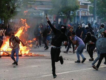 Protestas en Valparaíso, Chile. En vídeo, las declaraciones del presidente del Senado, Jaime Quintana.