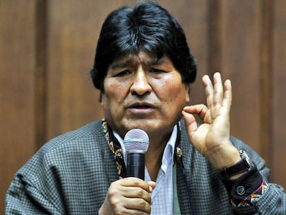 Evo Morales, expresidente boliviano, en Ciudad de México. En vídeo, entrevista de EL PAÍS a Morales tras su salida de Bolivia.