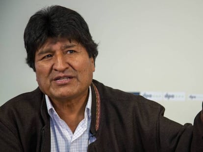 El expresidente de Bolivia Evo Morales.