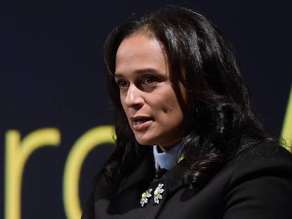 Isabel Dos Santos, en 2018, en la sede de Efacec, empresa que compró con un crédito del Estado angoleño. En vídeo, Dos Santos niega las acusaciones de corrupción en una entrevista el pasado 10 de enero.