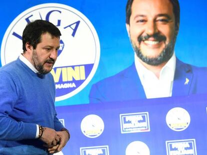 El líder de la Liga, Matteo Salvini, tras aceptar la derrota de su partido. En vídeo, declaraciones de Salvini.