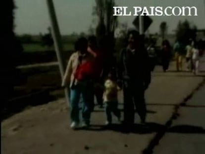 Viajaban en autobús y pensaban que el temblor era por un pinchazo de una rueda