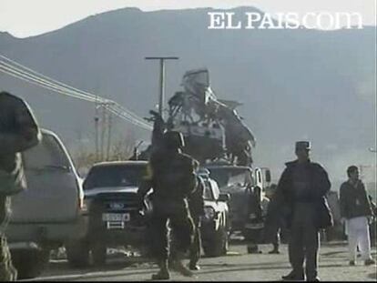 Un autobús del ejército afganos era el objetivo del ataque.