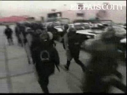 Unos 800 agentes han tenido que intervenir para controlar la trifulca.