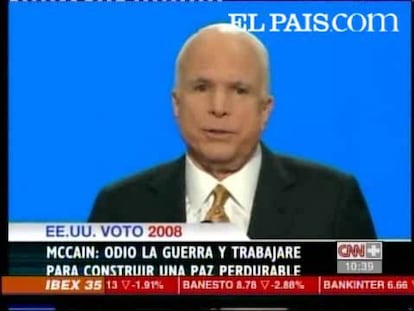Discurso de Mc Cain (IV): 'Hemos golpeado pero no derrotado a Al Qaeda'