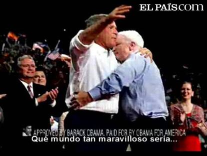 La guerra audiovisual de Obama y McCain