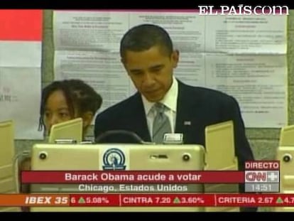 El histórico voto de Obama