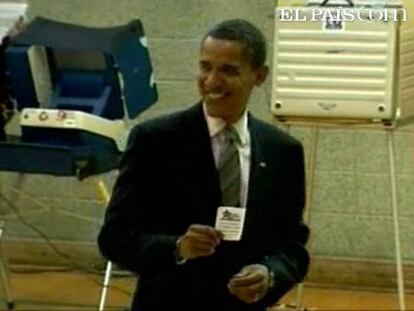 Los candidatos votan en unas elecciones históricas