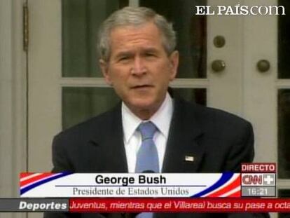 Bush felicita a Obama