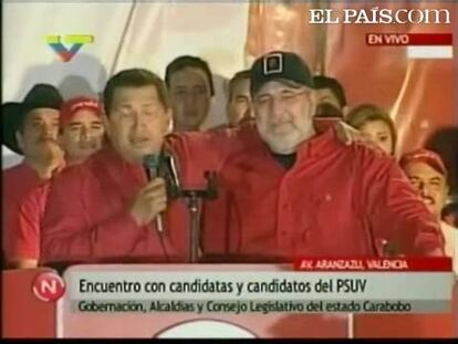 El presidente de Venezuela, Hugo Chávez, aseguró ayer que quizás "saque los tanques" a la calle si la oposición gana las elecciones municipales y regionales en el estado de Carabobo. Según Chávez, sus opositores quieren ganar los comicios en ese céntrico estado venezolano para "tumbarle". Ésta ha sido la segunda amenaza pública de recurrir a las Fuerza Armadas que lanza el presidente de Venezuela si en las próximas elecciones se impone un candidato contrario a su gestión.