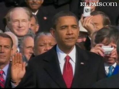 Obama jura su cargo ante el presidente del Supremo