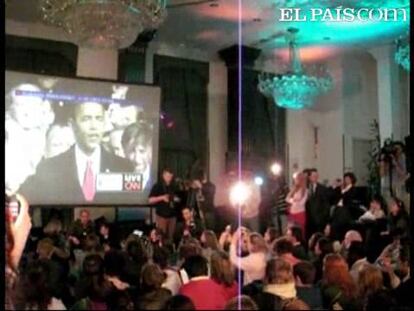 La comunidad americana celebra la investidura de Barack Obama en el Hotel Intercontinental de Madrid