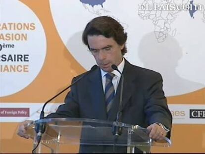 El ex presidente analiza los 60 años de alianza en francés