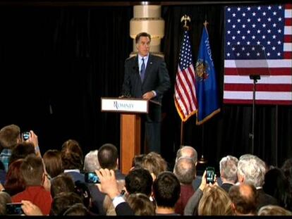 Romney barre en Wisconsin, Maryland y Washington y se consolida como favorito