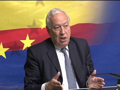 García-Margallo califica de "extremadamente preocupante" el ascenso de los populismos como el Frente Nacional.