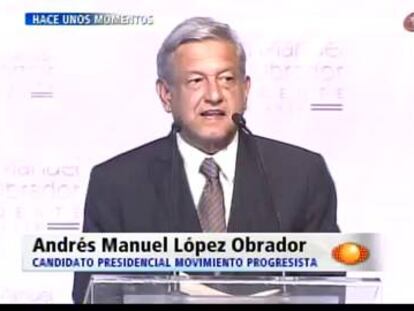 López Obrador se niega a reconocer de inmediato el triunfo del PRI