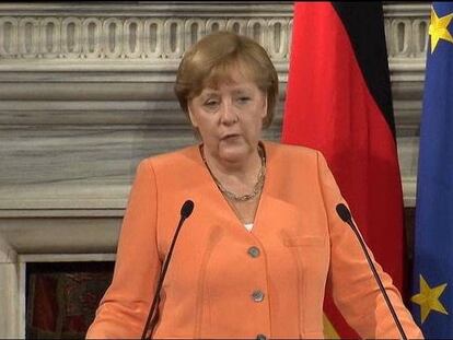 Merkel: “Si a nuestros vecinos no les va bien, a nosotros tampoco nos irá bien”