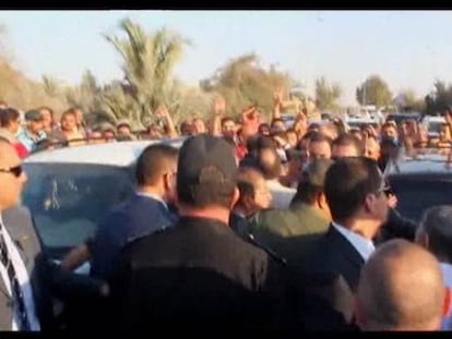 El presidente egipcio visita la zona del atentado en el Sinaí.