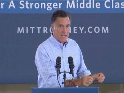 Romney dice que con él EE UU no se convertirá “en Grecia, España o Italia”