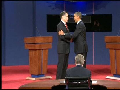 España aparece en el debate entre Obama y Romney como ejemplo de un fracaso