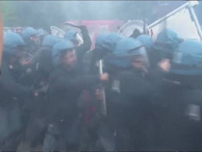 Los estudiantes italianos toman la calle contra los recortes de Monti