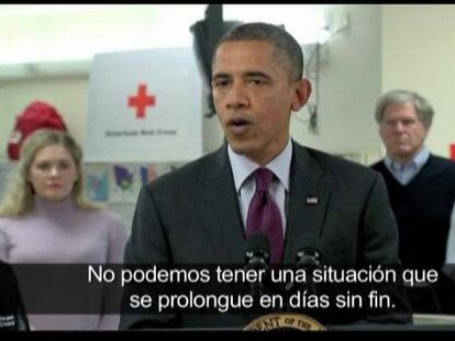 Obama apuesta la reelección a su gestión de la crisis de Sandy