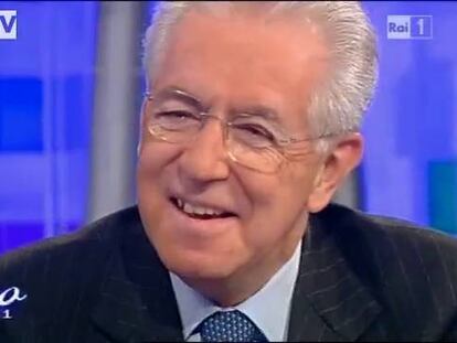 Monti: "A mi nieto lo llaman spread en la guardería".