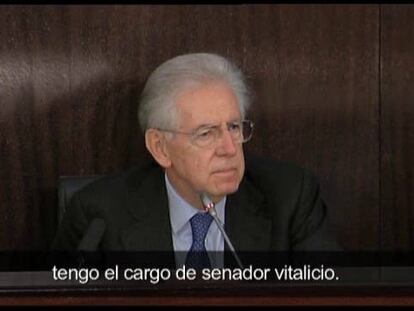 Monti se ofrece a gobernar Italia si se adopta su agenda de reformas