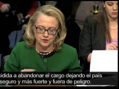 Clinton asume la responsabilidad por los ataques en Bengasi