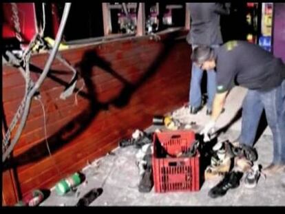 Imágenes del interior de la discoteca Kiss, en Brasil, en la que murieron 235 personas en un incendio ocasionado por una bengala.