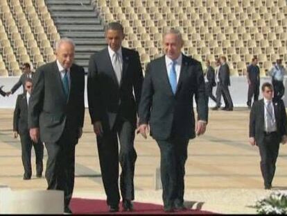 Obama pide a los jóvenes israelíes que exijan la paz a sus líderes