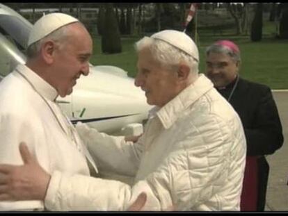 Encuentro histórico entre dos papas