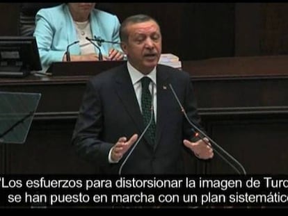 Erdogan acusa a la prensa internacional de atacar a Turquía