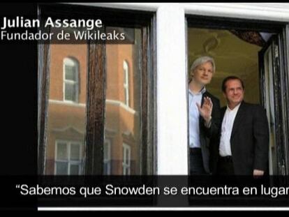 Assange: “Está bien y en lugar seguro”