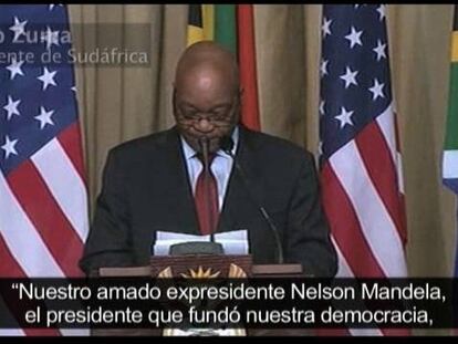 Descartado el encuentro con Mandela, Obama le rinde homenaje a su familia