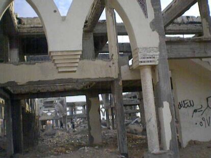 Panorámica actual del aeropuerto de Gaza