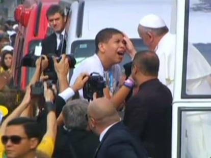 O Papa se mostrou forte no Brasil