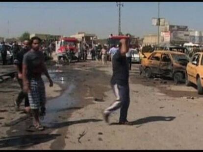 Al menos 60 muertos en una ola de atentados con coche bomba en Irak