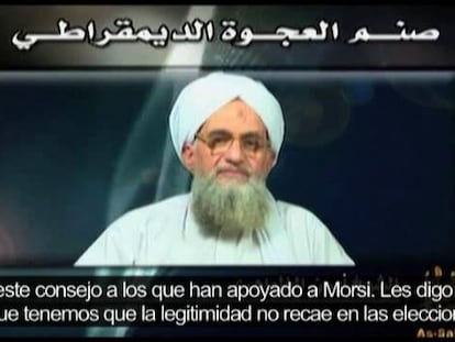 El líder de Al Qaeda acusa a EE UU de orquestar el golpe en Egipto