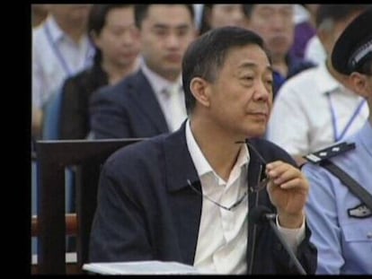 Bo Xilai, en el último día del juicio contra él.