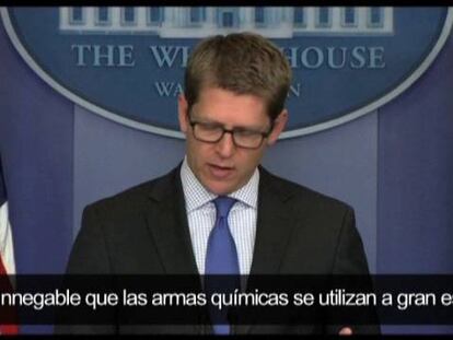 El portavoz de la Casa Blanca, Jay Carney.