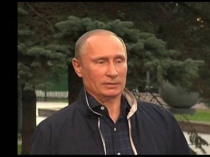 Rueda de prensa de Putin este sábado en Vladivostok.
