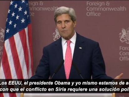 Kerry introduce dudas sobre los planes de ataque a Siria